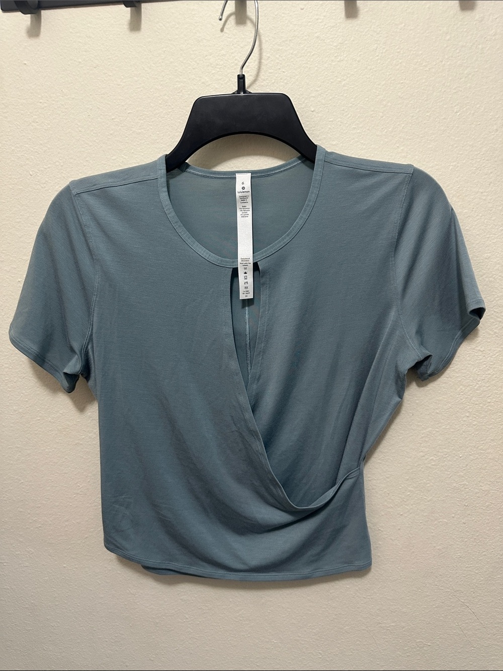 Lululemon Short Sleeve Wrap Top